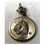 VTG Silver Tone Saint Anthony Medal