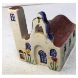 Porcelain Hand Painted Chapel Hand Made Geramik