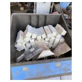 Resistors - 34 boxes & misc bags w/ plastic tub Resistors - 34 boxes & misc bags w/ plastic tub