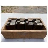 Vintage Rifle Cleaner with wooden box Vintage Rifle Cleaner with wooden box