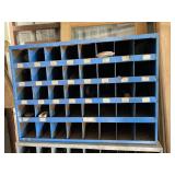 Blue Hardware Bin 34 X 12 X 24