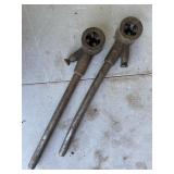 2 - Toledo 1/2' Pipe Threaders 2 - Toledo 1/2' Pipe Threaders