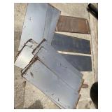 (24) - 36x12 sheet metal & various metal w/ crate (24) - 36x12 sheet metal & various metal w/ crate