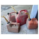 4 Gas Cans 4 Gas Cans