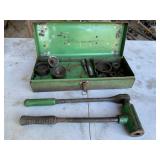 Greenlee knockout set Greenlee knockout set