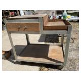 Rolling Shop Cart w/ drawer