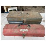 Red tool box & Blue tool box w/ misc. tools Red tool box & Blue tool box w/ misc. tools