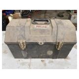 Tuff Box Tool Box w/ misc. tools