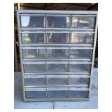 18 drawer hardware organizer (never used)