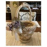 Small Round Wicket Basket Small Round Wicket Basket