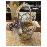 Small Round Wicket Basket