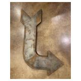 Arrow Metal Wall Art - 36.5" X 26"