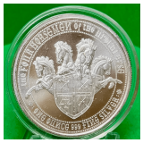 1oz Silver Round - Pale Horse of Death