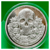 2oz+ Silver Round - Dia de los Muertos