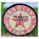 30in Modern Metal Texaco Wall Decor