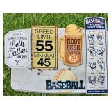 5 Metal Signs