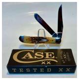 New Case XX Amber Bone Mini Trapper