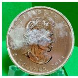 1oz Silver Round - Canadian Bison
