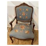 Vintage Upholstered Arm Chair