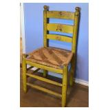 Antique Rush Bottom Ladder Back Chair