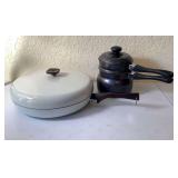 Westbend 12in Skillet and Double Boiler