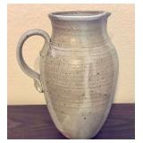 Glazed Stoneware Pitcher