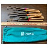 8 Roke Telescoping Marshmallow Roasting Skewers