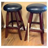 2 Swivel Top Barstools