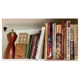 Cookbooks, Knife Set and Peppermill