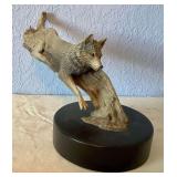 Limited Edition Leaping Wolf Figurine