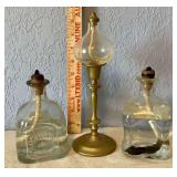 3 Oil Lamps