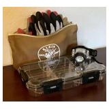 Gloves, Headlamp & Organizer Bin