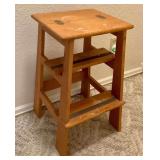 Convertible Wood Table / Step Stool