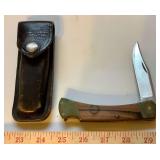 Buck Folding Knife w/Sheath
