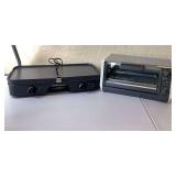 Hamilton Beach Electric Griddle and Black & Decker Toaster Oven