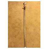 Wolf Head Walking Stick - 60in