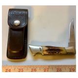 Schrade I-XL Folding Knife w/Sheath