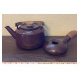 Enameled Tea Kettle and Campfire Coffee Roaster