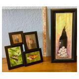Framed Butterfly Art and Still Life Print