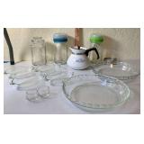 Pyrex Bakeware and Corning Ware Coffee Pot
