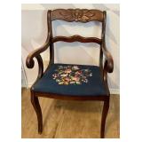 Vintage Upholstered Arm Chair