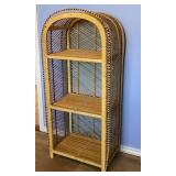 Wicker Book Shelf