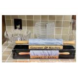 Marble Rolling Pin and Kitchen Glassware