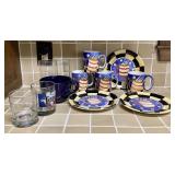 Jazz Cafe Cups & Saucers with Drinkware Assortment