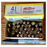 Western X 41 Long Colt Cartridges