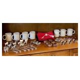 Napkin Rings, Flatware, Cups and Napkins