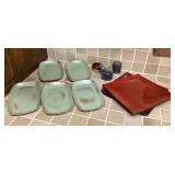 Frankoma 5PS Serving Platters, Mortar & Pestle and More
