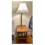 Side Table with Lamp