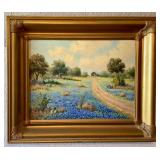 Signed and Framed Landscape Art on Canvas