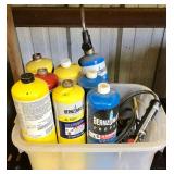 Propane Cylinders and 2 Torch Tips